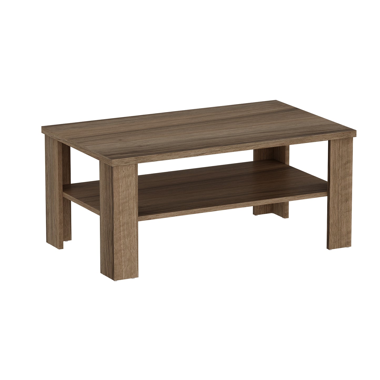 Couchtisch Wohnzimmertisch Tisch Modern Nussbaum
