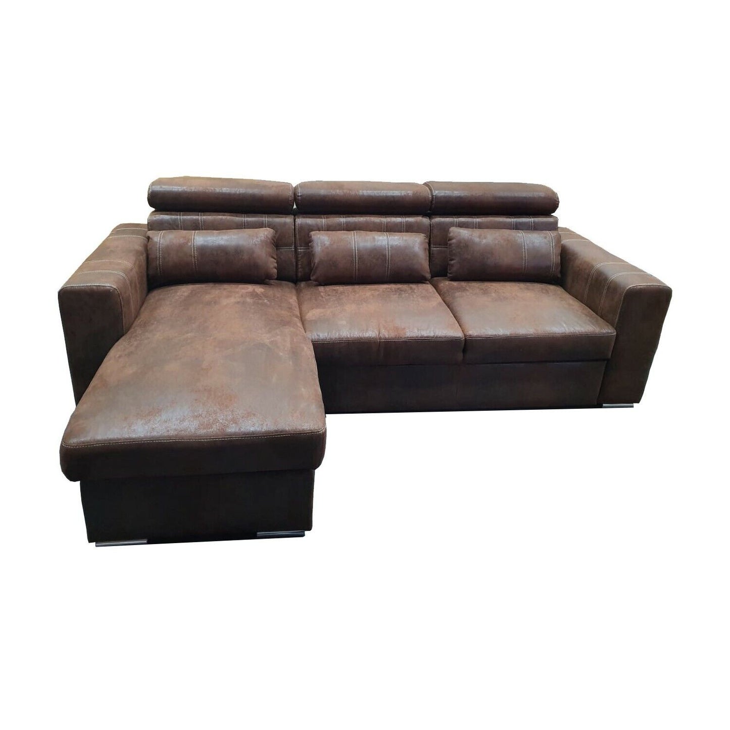 Couch Schlafsofa Leder