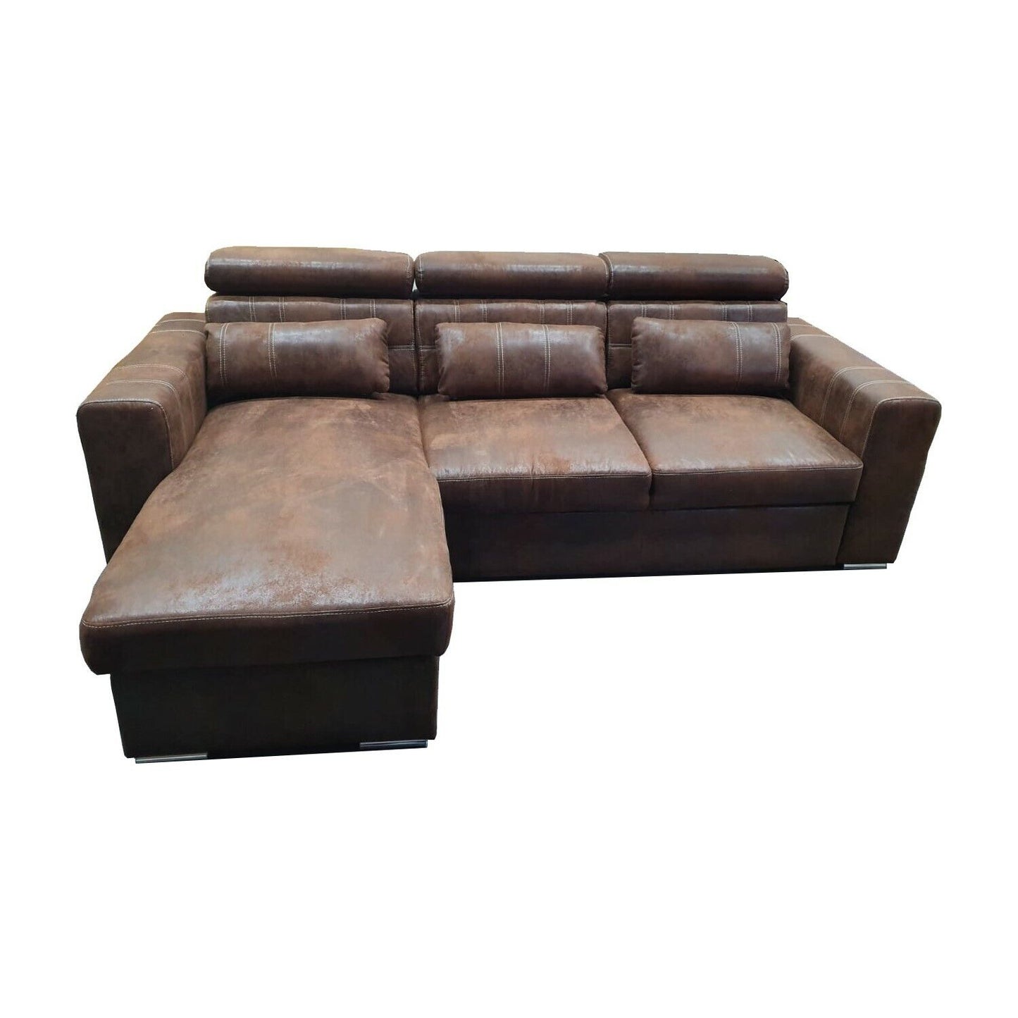 Couch Schlafsofa Leder