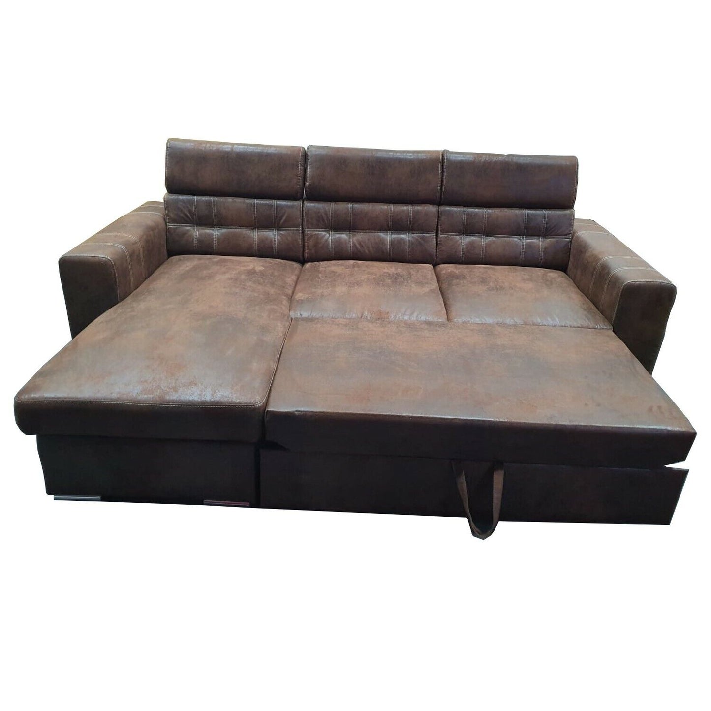 Couch Schlafsofa Leder