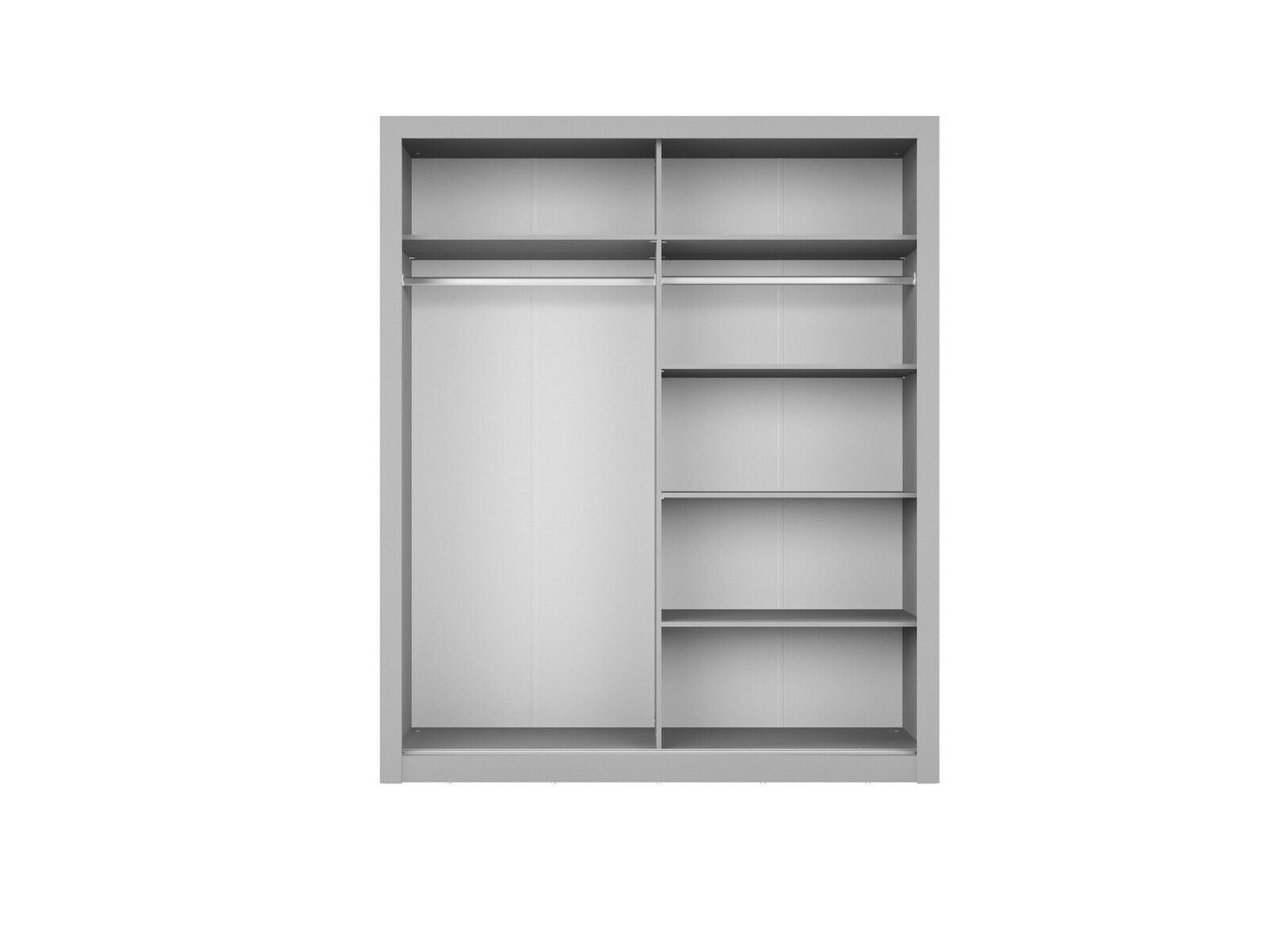 Kleiderschrank Schrank ARTO 03 Spiegel 180 cm verschiedene Farben
