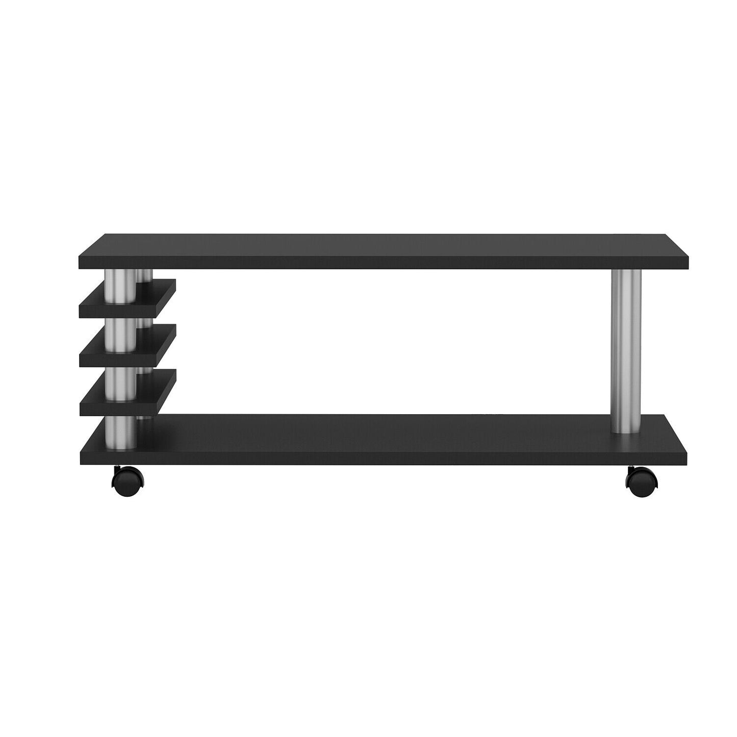 Couchtisch 115 x 65 cm Tisch Wohnzimmertisch Couch Sofa Sofatisch mit Rollen