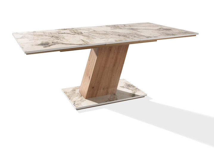 Esstisch Esszimmertisch Tisch Pisa ausziehbar 160-200 cm x 90 cm Marmor Optik verschiedene Farben