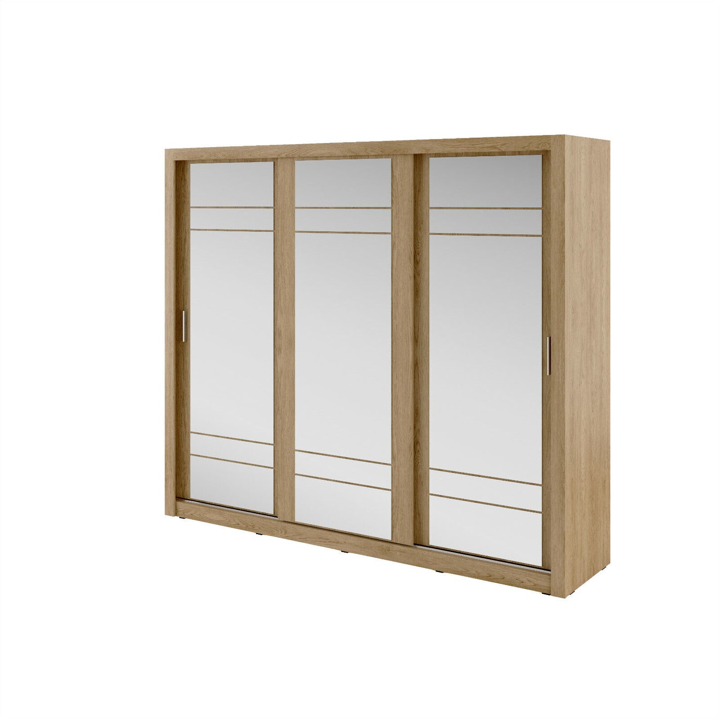 Kleiderschrank Schrank ARTO 02 Spiegel 250 cm verschiedene Farben