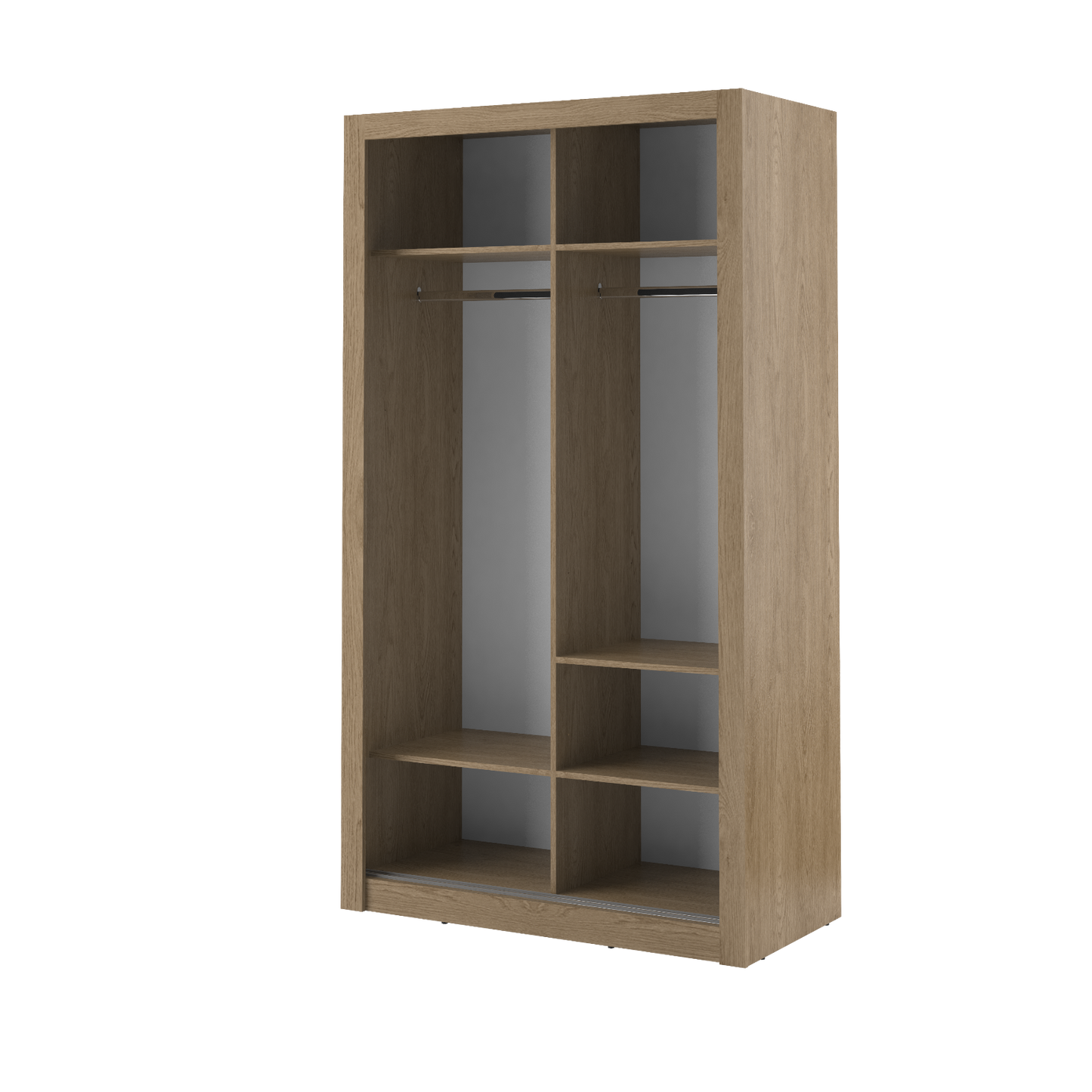 Kleiderschrank Schrank ARTO 06 Spiegel 120 cm verschiedene Farben