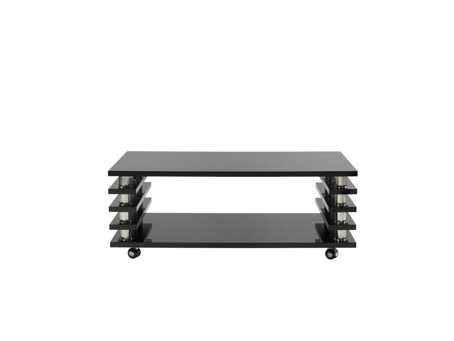 Couchtisch Tisch Wohnzimmertisch Hochglanz schwarz 115 x 65 cm